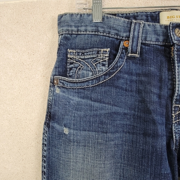 Big Star Sydney Boyfriend Coast Cowgirl Mid Rise Denim Blue Jeans Sz 29 - Picture 6 of 16